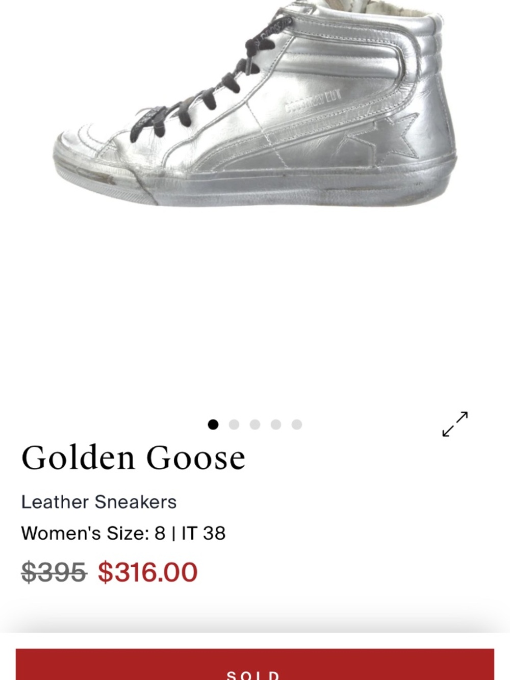 Golden Goose leather sneaker